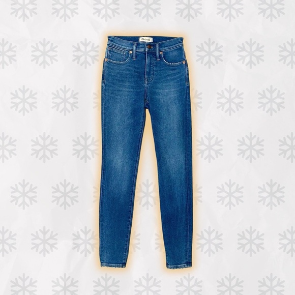 NWOT Madewell ‘9” High-Rise Skinny Jeans’ in “Pearson Wash” Size 26 - Picture 5 of 16